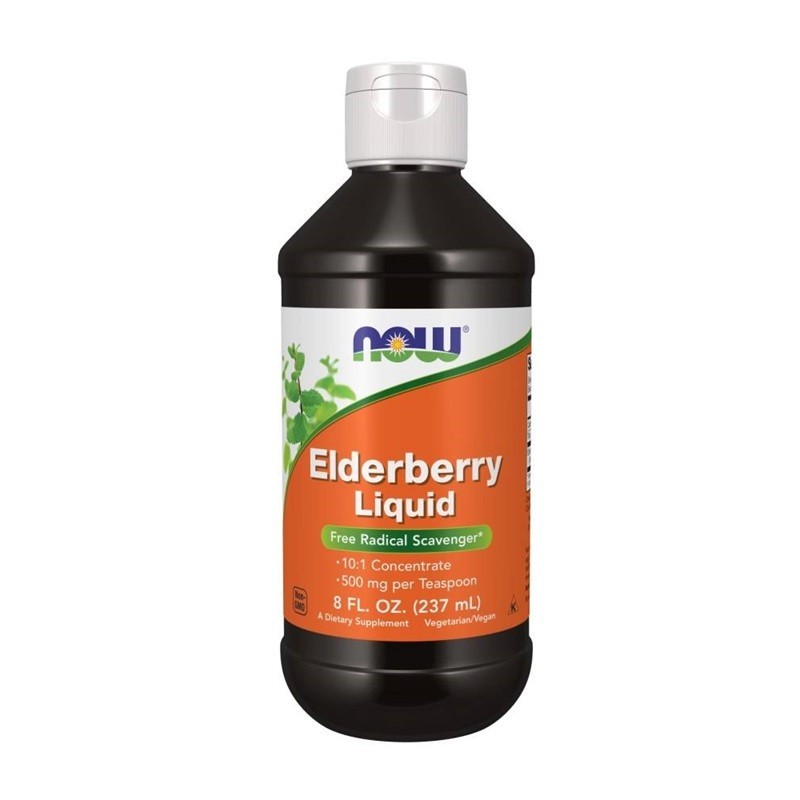 Elderberry Liquid 237ml NOW Foods