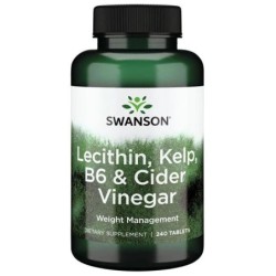 Lecithin, Kelp, B6 & Cider Vinegar 240 tablets Swanson