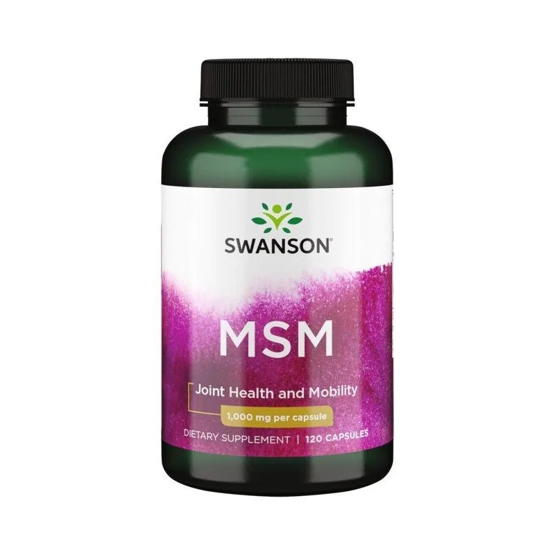 MSM 1000mg 120 kapsułek Swanson