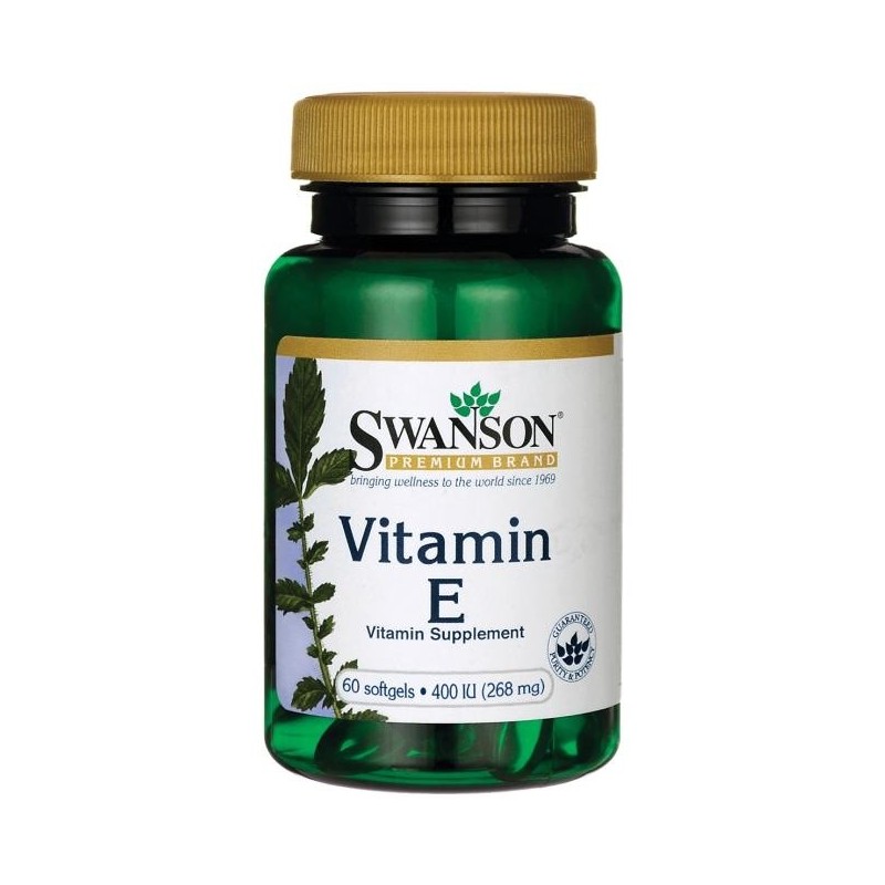 Witamina E 400IU 60 kapsułek miękkich Swanson