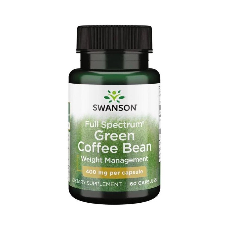 Full Spectrum Green Coffee Bean 400mg 60 caps Swanson