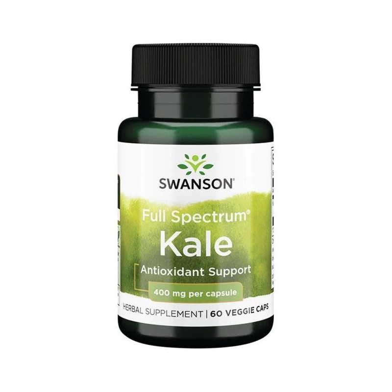 Full Spectrum Kale 400mg 60 vcaps Swanson