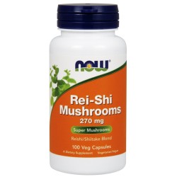 Rei-Shi Mushrooms 270mg 100 vcaps NOW Foods