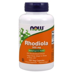 Rhodiola 500mg 120 vcaps NOW Foods