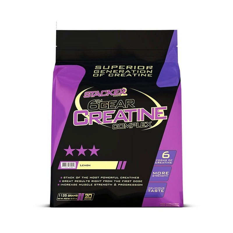 6th Gear Creatine Complex Lemon 1135g Stacker2 Europe
