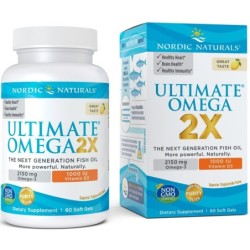 Ultimate Omega 2X z Witaminą D3 2150mg Cytryna 60 kapsułek Nordic Naturals