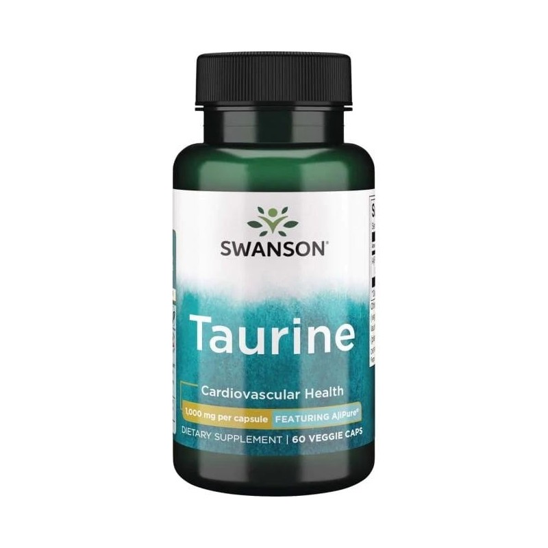 Tauryna 1000mg 60 kapsułek Swanson