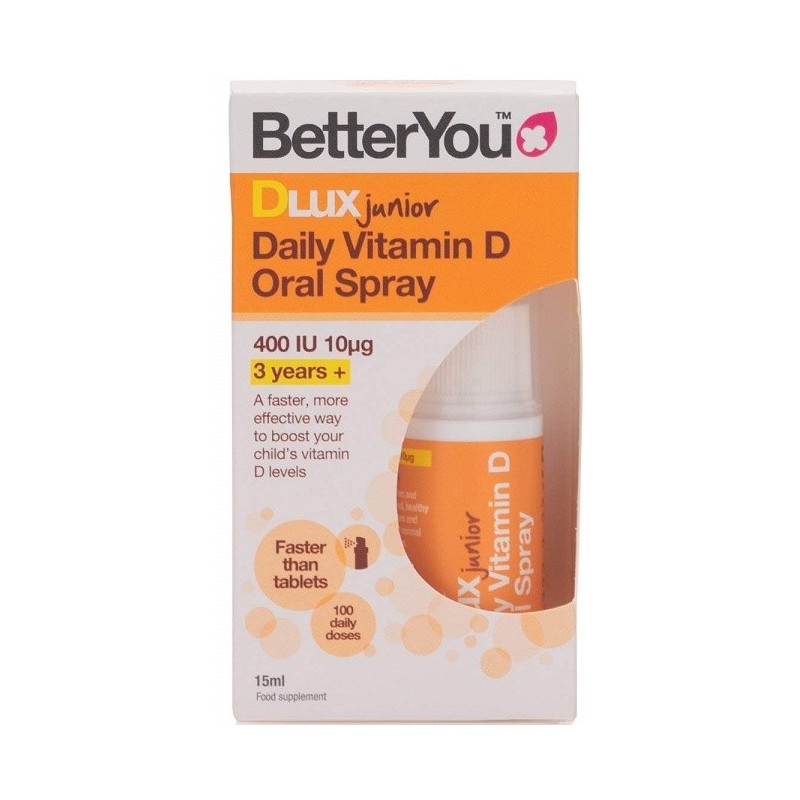 DLux Junior Daily Vitamin D Oral Spray 15ml BetterYou