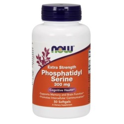 Phosphatidyl Serine 300mg Extra Strength 50 softgels NOW Foods