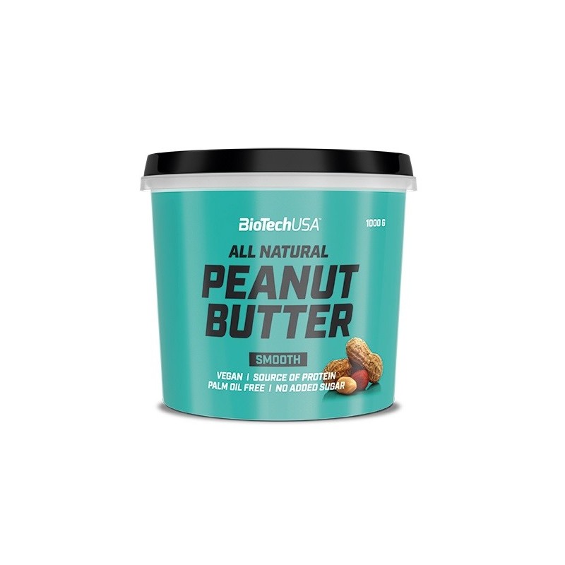Peanut Butter Smooth 1000g BioTechUSA