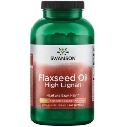 Flaxseed Oil High Lignan 200 softgels Swanson