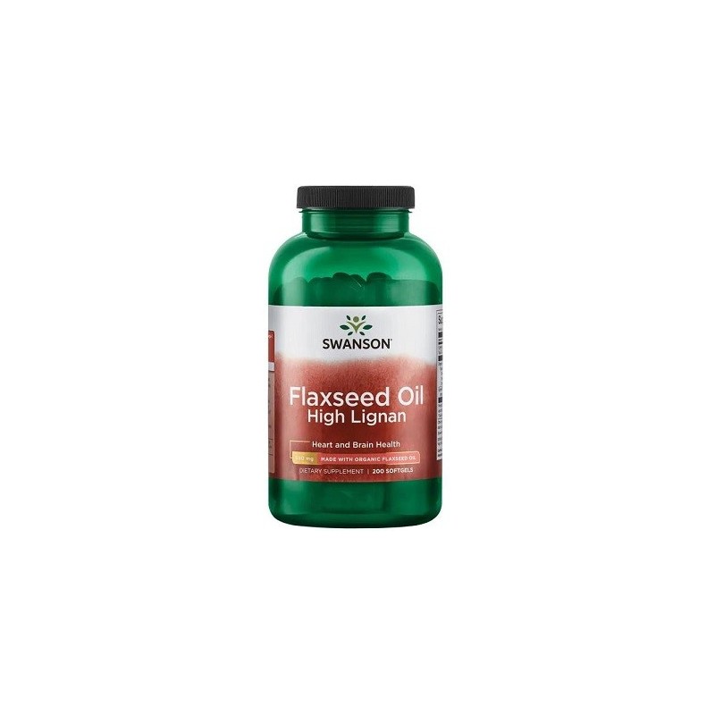 Flaxseed Oil High Lignan 200 softgels Swanson