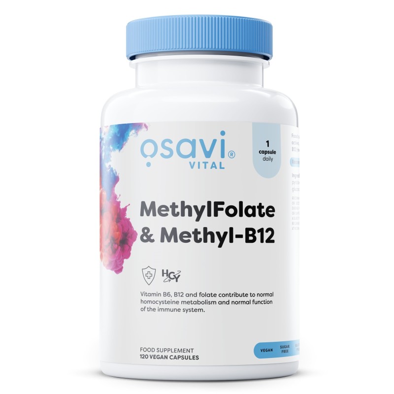 MethylFolate & Methyl-B12 120 vegan caps Osavi