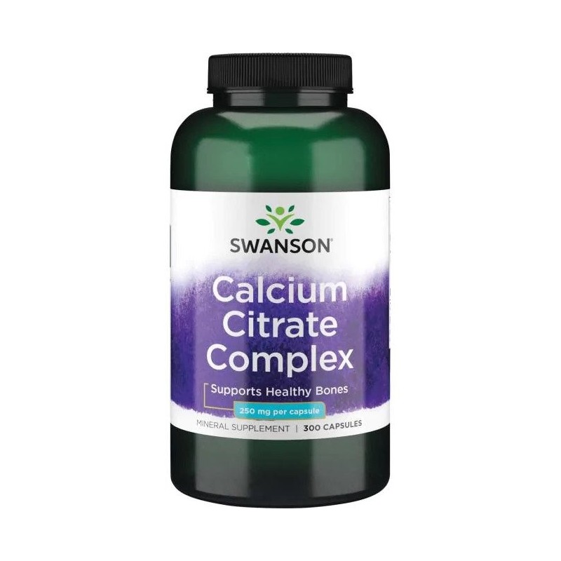 Cytrynian Wapnia Complex 250mg 300 kapsułek Swanson
