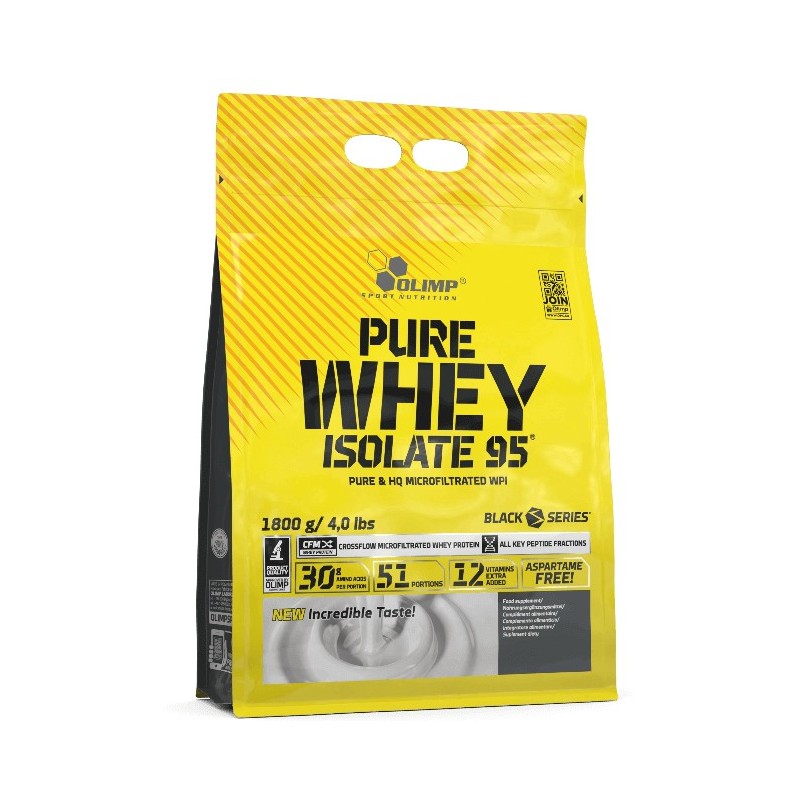 Izolat Serwatki Pure Whey 95 Smak Lody Waniliowe 1800g Olimp Nutrition