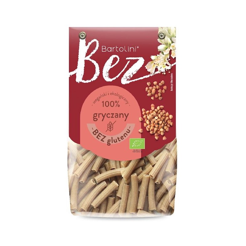 Makaron Gryczany Rurka Maccheroni Bezglutenowy BIO 250g Bartolini