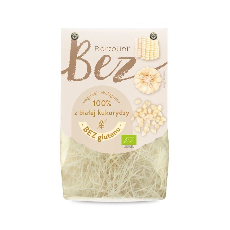 Organic Gluten-Free White Corn Filini Pasta 250g Bartolini