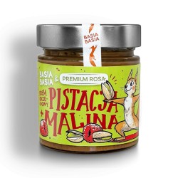 Krem Orzechowy z Pistacji i Malin 195g Basia Basia & Premium Rosa