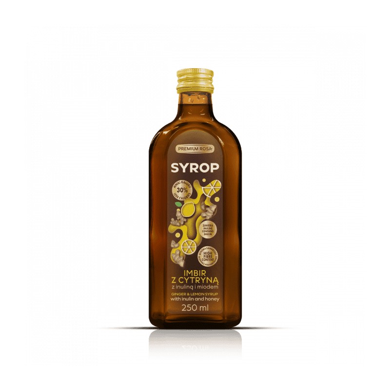 Ginger Syrup With Inulin & Honey 250ml Premium Rosa