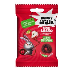 Fruit Snack Lasso Bunny Ninja Apple & Strawberry Sugar Free, Gluten Free 20g Bunny Ninja