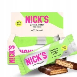 Wafelek Proteinowy Orzechowy Bez Cukru 40g NICK’S