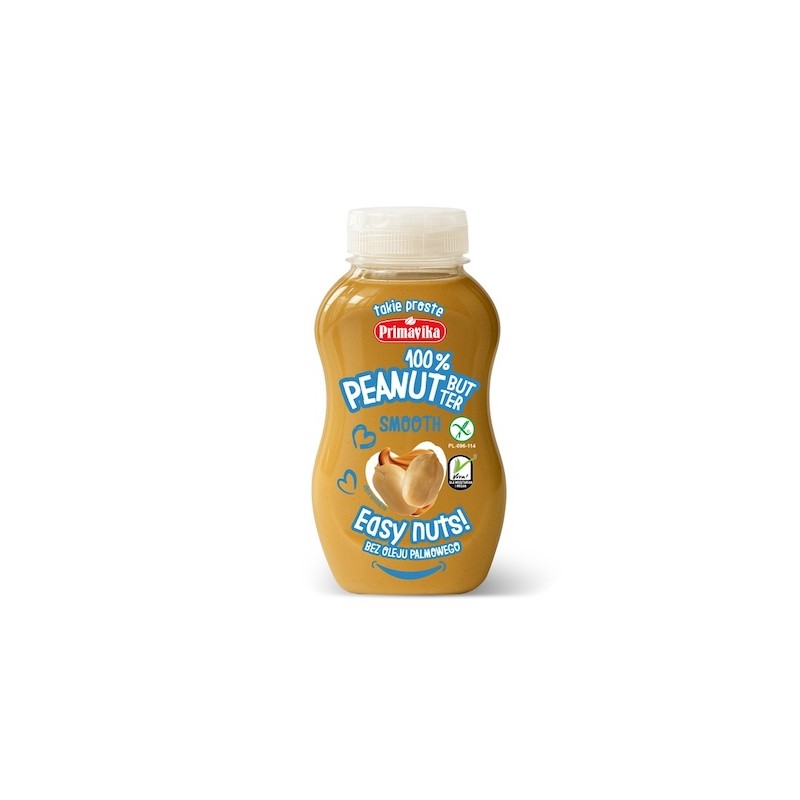 Peanut Butter 100% Extra Smooth w Tubce 470g Primavika