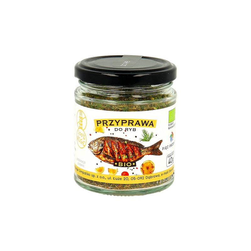 Przyprawa do Ryb BIO 40g Pięć Przemian