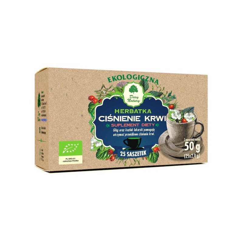 Organic Blood Pressure Tea 50g Dary Natury