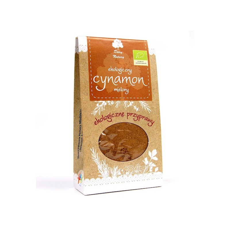 Organic Ground Ceylon Cinnamon 50g Dary Natury