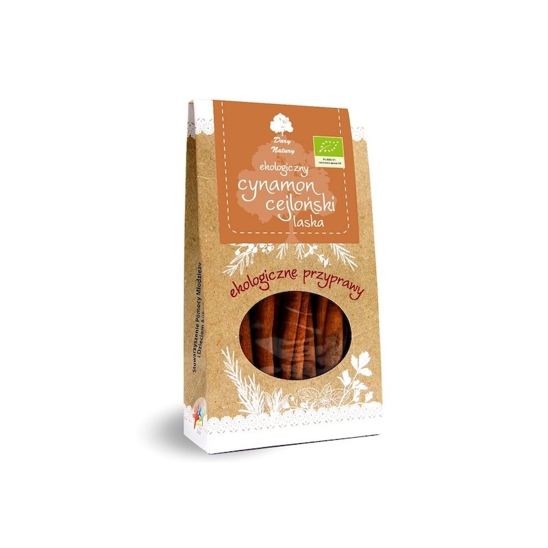 Organic Ceylon Cinnamon Sticks 30g Dary Natury
