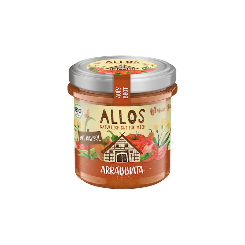 Organic Gluten-Free Cream Pasta Arrabiata 140g Allos