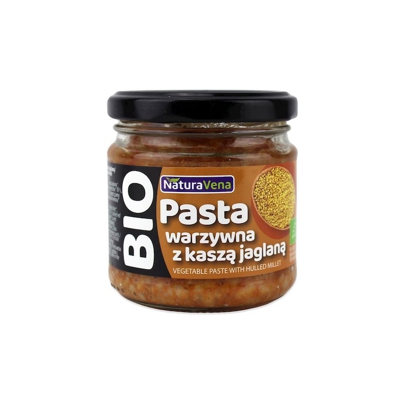 Organic Vegetable Paste With Millet Groats 185g NaturaVena