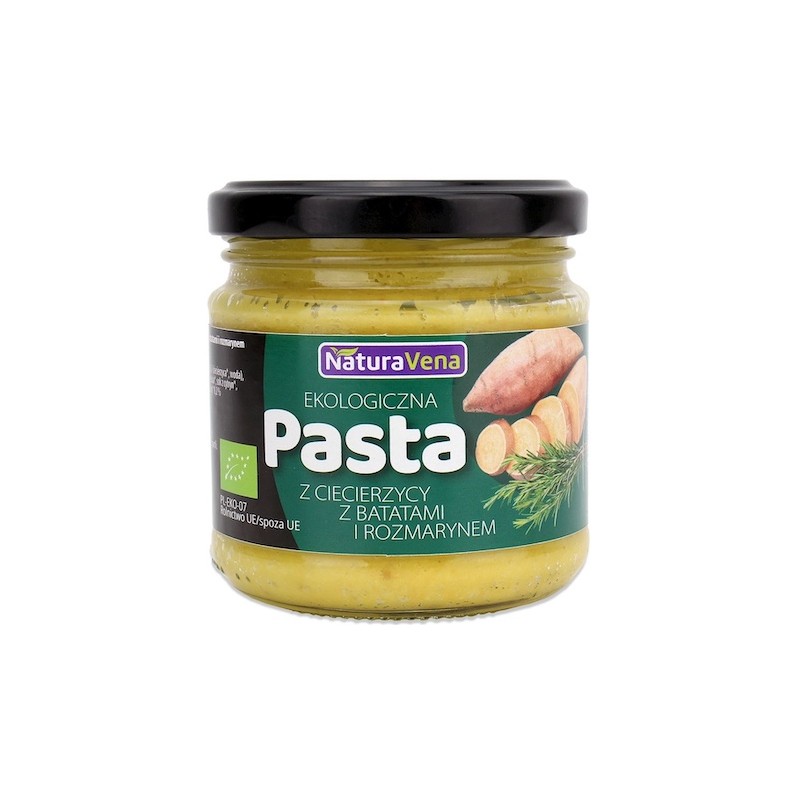 Organic Chickpea & Sweet Potato Paste with Rosemary 185g NaturaVena