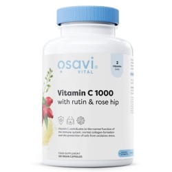 Vitamin C1000 with Rutin & Rose Hip 120 vegan caps Osavi
