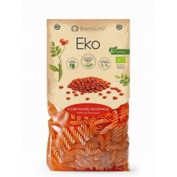Organic Red Lentil Pasta Fusilli 250g Bartolini