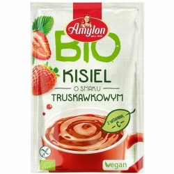 Kisiel o smaku truskawkowym bezglutenowy BIO 30g Amylon