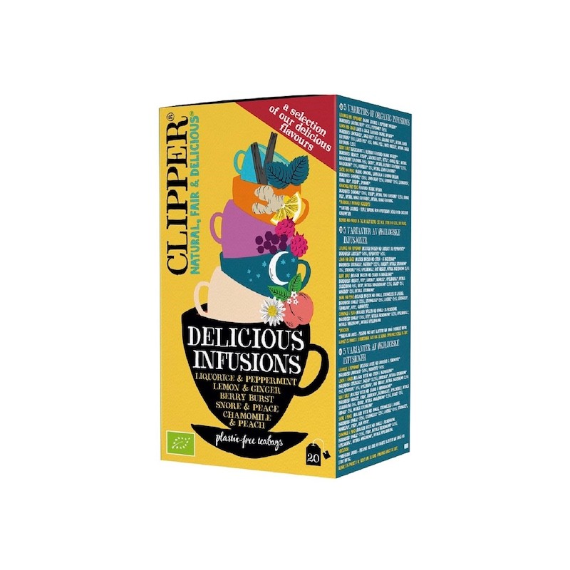Organic Delicious Infusions Tea Mix 38g Clipper