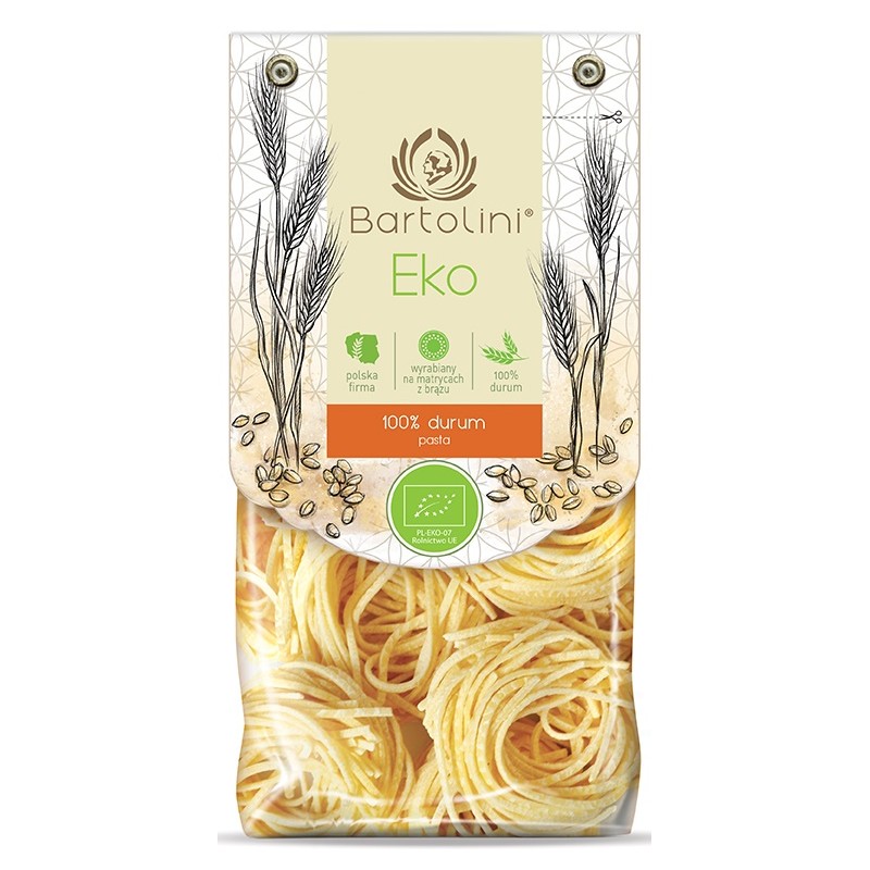 Organic Semolina Pasta Spaghetti Nests A'la Chitarra 250g Bartolini