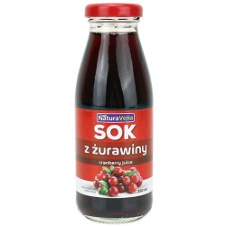 Cranberry Juice 100 % 250ml NaturaVena