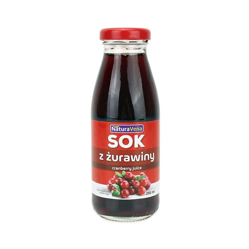 Cranberry Juice 100 % 250ml NaturaVena