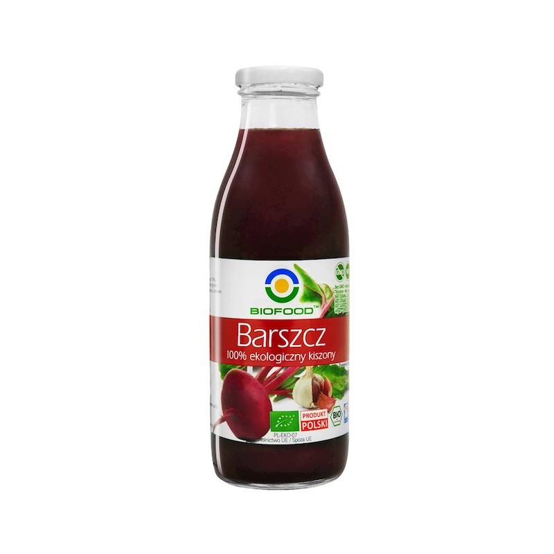 Barszcz z Buraków Kiszonych Bezglutenowy BIO 500ml BioFood