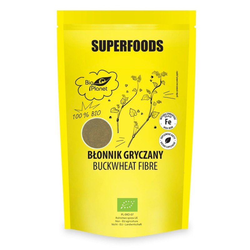 Błonnik Gryczany BIO 200g Bio Planet Superfoods