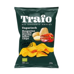Organic Potato Chips Smoked Paprika 125g Trafo