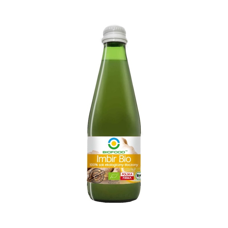 Sok z Imbiru NFC Bezglutenowy BIO 300ml BioFood