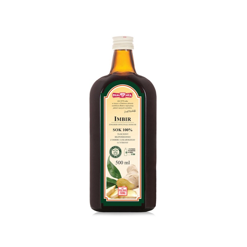 Sok z Imbiru i Cytryny NFC 500ml Polska Róża