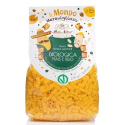 Makaron Kukurydziano - Ryżowy Dla Dzieci Rurka Mini Bezglutenowy BIO 250g Pasta Natura