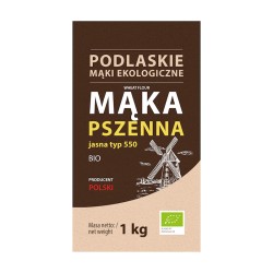 Mąka PSZENNA JASNA Typ 550 BIO 1kg Bio Life (Mąki Podlaskie)