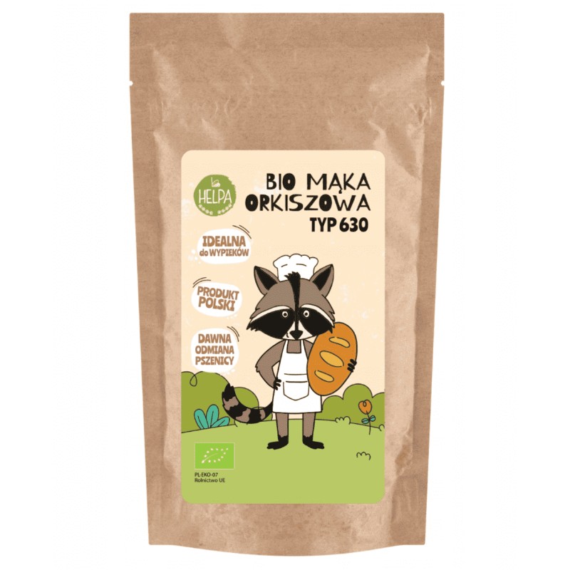 Organic Spelt Flour type 630 500g Helpa
