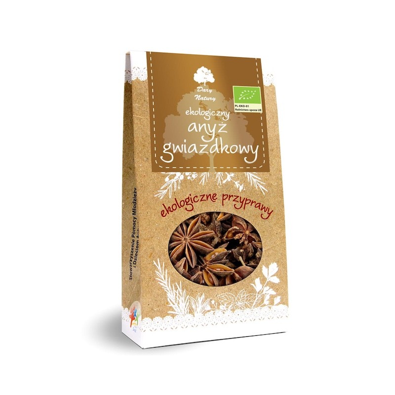 Organic Star Anise 30g Dary Natury