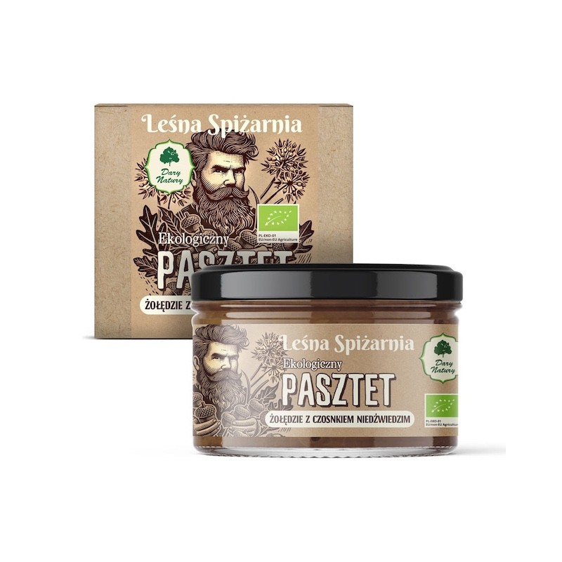 Organic Acorn Pate With Wild Garlic 200g Dary Natury